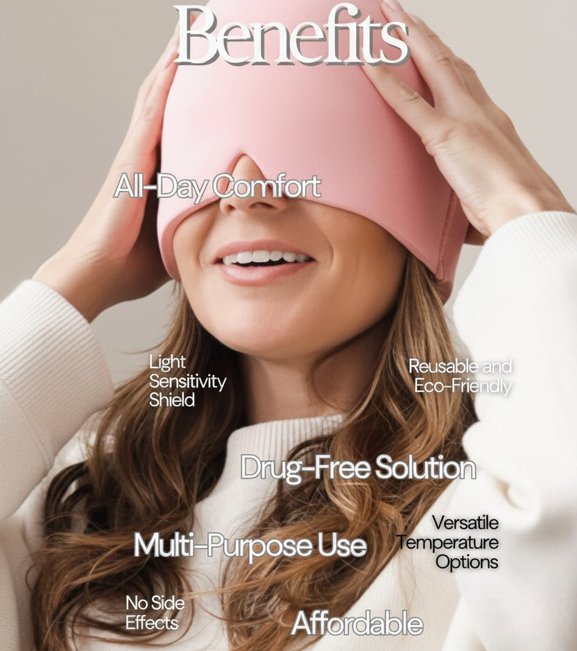 ReliefWrap™ Migraine & Sinus Thermal Cap